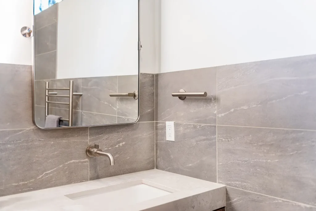 Classic bathroom remodeling with vintage tub
