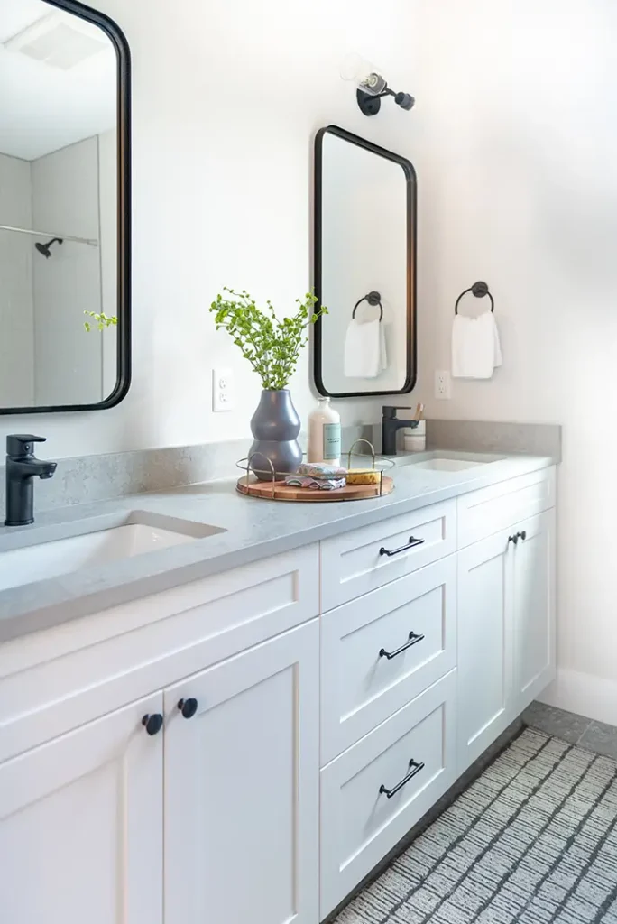 Bathroom remodeling with natural light
