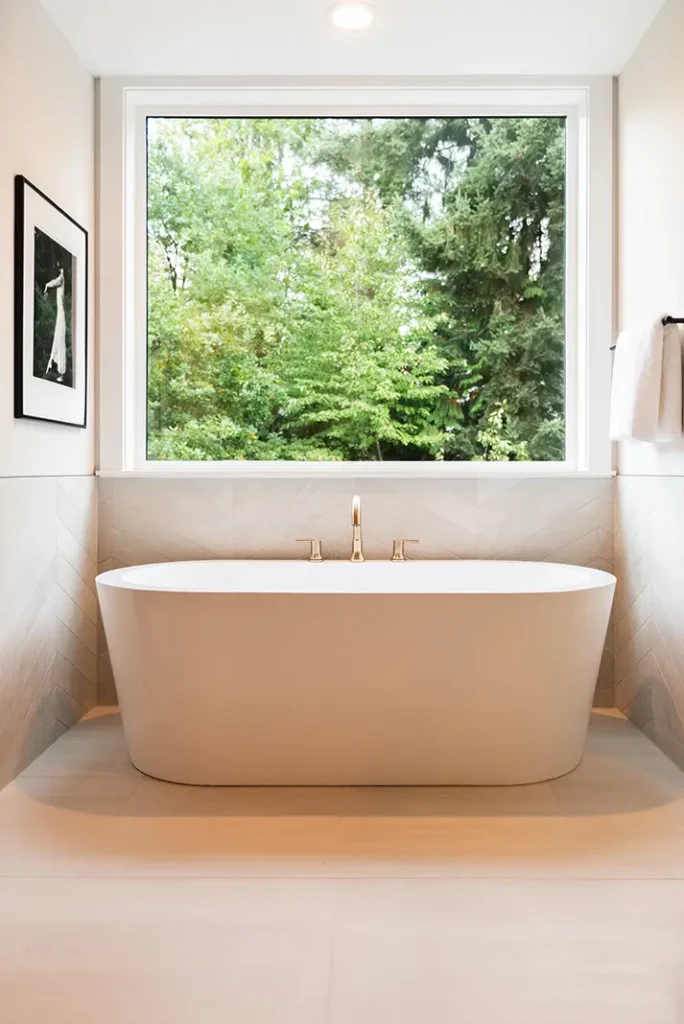 Bathroom remodeling with floating cabinets
