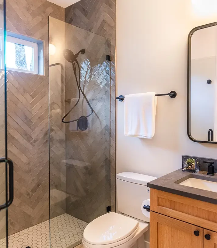 Luxury bathroom renovation project