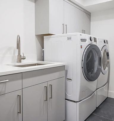 Basement laundry